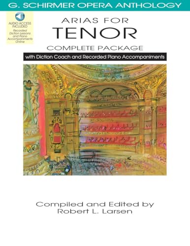 Arias For Tenor Complete Package Book/Diction Coach/Accompaniment CDs
