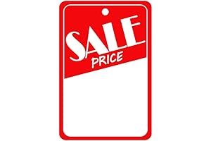 Sale Price Tags for Small Businesses, 2" x 3" Retail Label Cards
