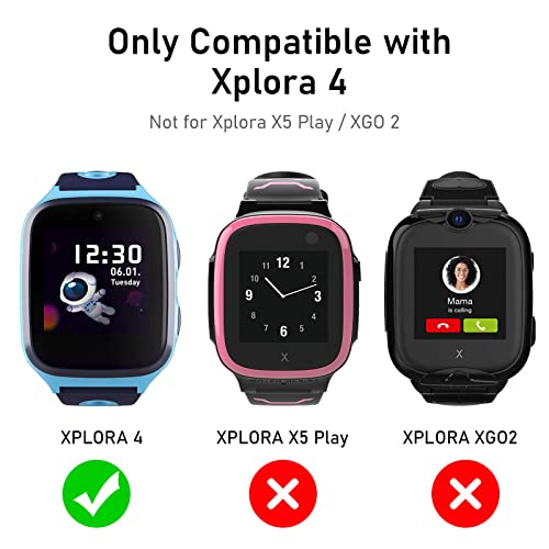 Kuaguozhe Xplora X4 Kinderarmband, alleen compatibel met Xplora X4 armband, zacht, sport, nylon, verstelbare… - Afbeelding 3