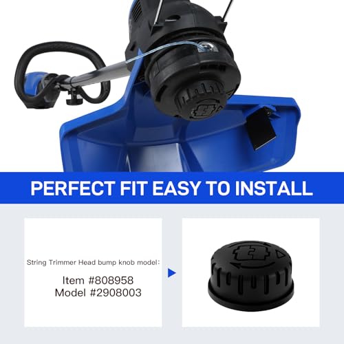 Kudoosen 4Pack KST140XB KST 140XB Replacement Trimmer Bump Knob Accessory Part Compatible with Kobalt 80V 2908003 1315033 1315053 623439 670250 820915 and 808958 String Trimmer by Kudoosen - Image 3