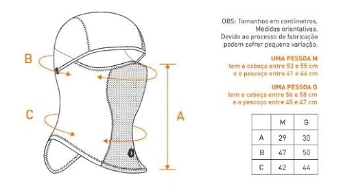 BALACLAVA INVICTUS CHACAO PRETO G, Não Informado