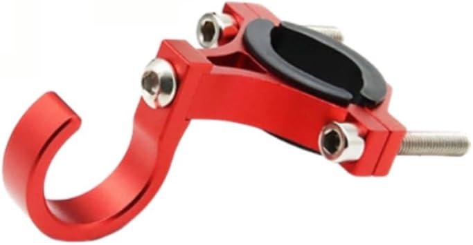 Universal Electric Scooter Hook - Adjustable Aluminum Multi-Purpose Hanger for Electric Scooters, Bikes, Motorcycles, and E-Bikes, Compatible with Rods 1.9-3.7cm, Strong Load Capacity