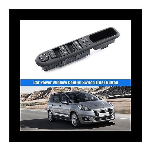 Interrupteur de leve-vitre 96644915XT pour reparer la commande conducteur bloquee