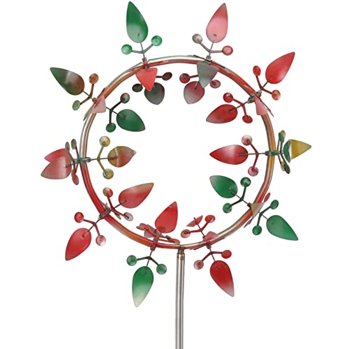 UPQRSG 37.2in Wind Spinner, Molino de Viento de Metal Decoraciones de Jardín, Spinner de Viento Grande Estable de Acero Inoxidable, Escultura de Viento Al Aire Libre para Jardín, Patio, Patio