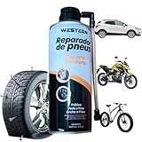 Kit 2 Reparadores de Pneus Socorro Imediato 400ml/250g Veda e Enche Pneus com ou sem Câmara