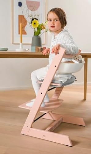 Stokke, Sedia Tripp Trapp, Rosa, Regolabile, Evolutiva, Per Neonati, Bambini E Adulti, Pratica, Comoda Ed Ergonomica, Design Senza Tempo - 2