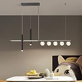 Ganeed Modern LED Pendant Light,45W Dimmble LED Chandeliers with Remote Control Dining Room Ceiling