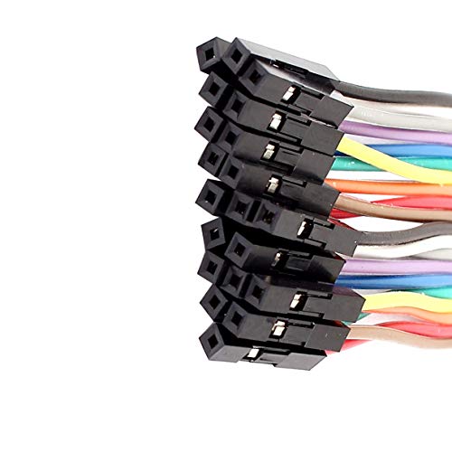 Aexit 2pcs 20cm accesorios audio y video conector macho-hembra miniatura 2