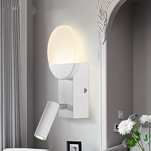 Luminaire pour loft et applique murale design aux finitions blanches - 2