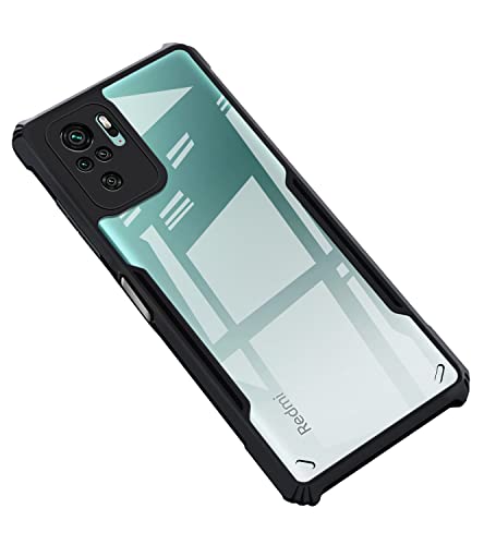Amazon Brand – Solimo Mobile Cover for Mi Redmi 10s / Note 11SE (Polycarbonate_Black)- Best and cheap mobile covers in India