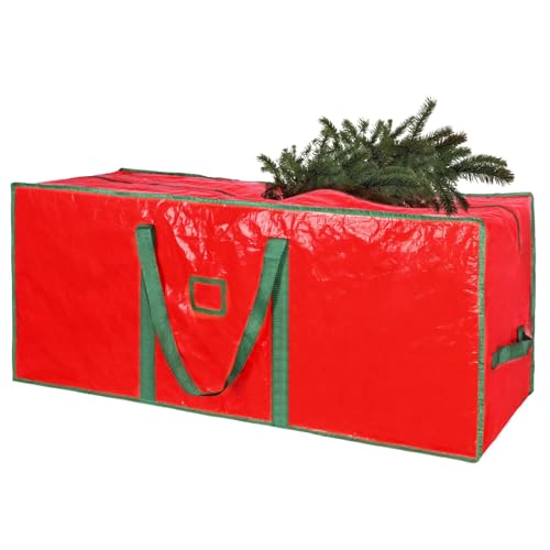 Pickyandco Weihnachtsbaumtasche 264L Rot-Grün