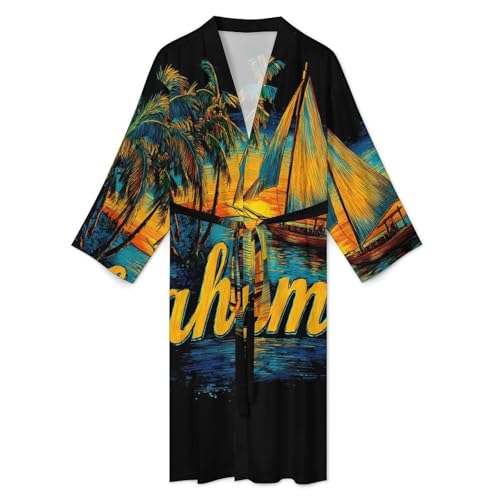 Bata de baño para hombre ideal para playa y viajes veraniegos 3