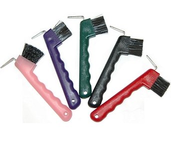 plastic (with brush) hoof pick - purple(violet) Cover