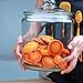 Maredash 1 Gallon Glass Canister, Cookie Jar & Candy Jar with Airtight Lid, Large Food Storage Container for Buffet, Coffee & Flour, Laundry Room Storage & Pantry