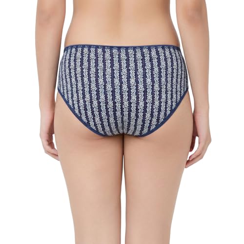 Image of juliet Cotton Hipster Premium Panties Set of 5 Full Coverage Stretchable Fabric