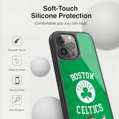 Coque Boston Celtics iPhone 13 Pro évitez les bris d'écran gel militaire - 5