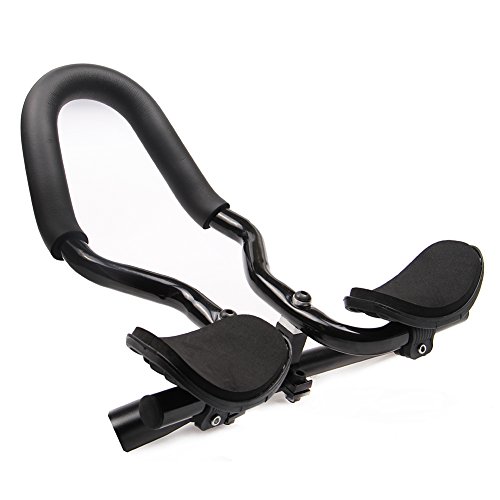 Feamos Cycling Adjustable Bike Bicycle MTB Relax Rest Armrest Handlebar Aluminum Alloy Aero Bar