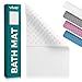Vive Non Slip Shower Mat - XL Rubber Bathtub Safety Matting - No Slip or Skid Long Rectangle Tub Floor Grip - Kids, Elderly, Bath, Shower, Bathroom