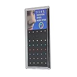 yueton 1 Set 40pcs Crystal Surgical Steel Nose Stud Body Piercing Jewelry