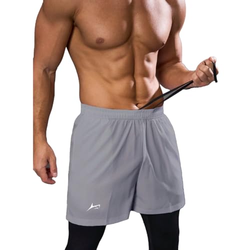 Image of PROSHARX 2 in 1 Active Dual Pants | Men's 2 in 1 Running Pants, Gym Workout Compression Pants for Men Training Athletic Pants