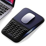 Vaydeer Reposamuñecas para teclado y mouse, almohadilla ergonómica de soporte de muñeca para computadora, cojín de brazo de espuma viscoelástica suave para escritorio, palma de mano, oficina, laptop