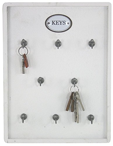 Moritz Tabla para las Llaves, estilo Rústico, color Blanco