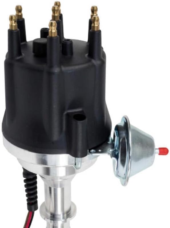 Top Street Performance JM7732BK Pro Series Ready to Run Electronic Distributor with Black Cap