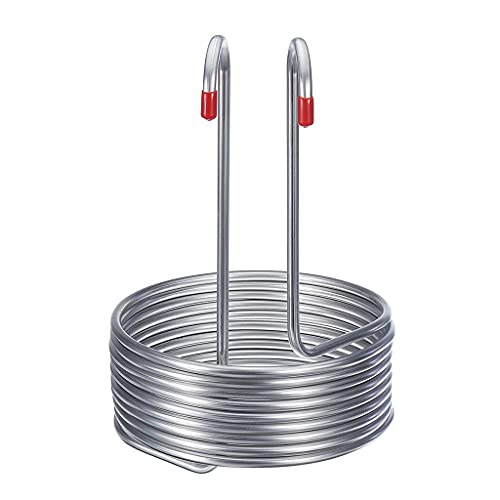 8.8M Stainless Steel Immersion Wort Chiller Tube for DIY Home Brewing, Super Efficient Wort Chiller Home Wine Making Machine Part