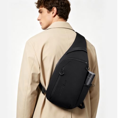Crossbody Men's Sling Bag with USB Charging Port, Lightweight EDC Daypack by Fenree.geer - Used condition - Image 2