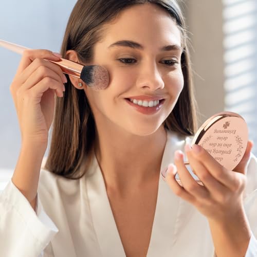 XiuGlimpse Faltbarer Kosmetikspiegel,Schulabschluss Geschenk,Beste Freundin Geschenke,Freundschaft Geschenke