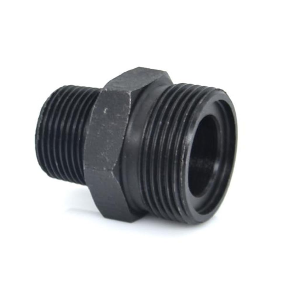 AGSBDCYU High Pressure Oil Tubing Joints Steel Metric Thread M14 M16 M18 M20 to BSP 1/8" 1/4" 3/8" 1/2" 3/4" 1" Hydraulic Fittings 3/4" M18x1.5(1,M14x1.5)
