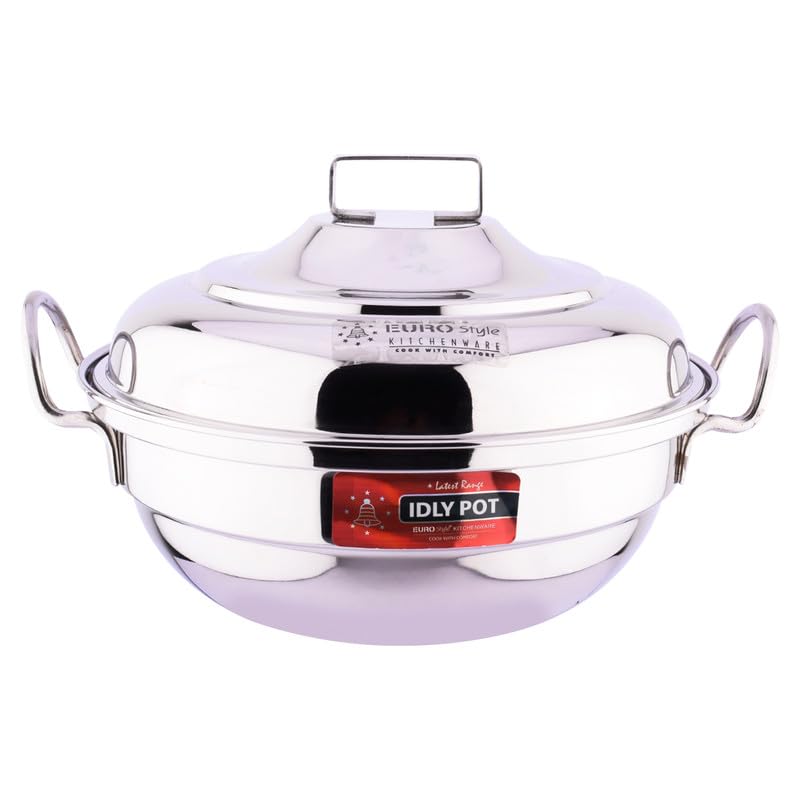 EuroStyle ECO 10 Deluxe Idli Cookware & Multi Kadai Stainless Steel, Multi Purpose Steamer (ECO 10) (B0CDKLGVC3) Amazon Price History, Amazon Price Tracker