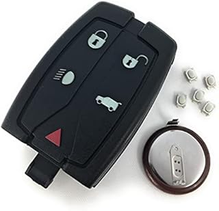 Automobile Locksmith Repair Kit for Land Rover Freelander 2 5 Button Smart Remote Key Fob Shell Case Switches VL2330 Battery