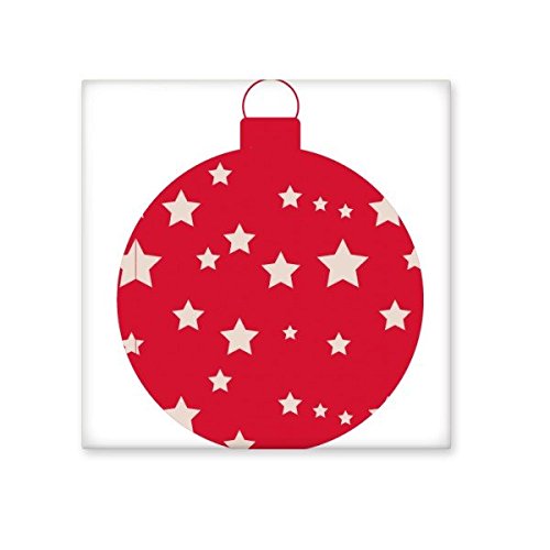 Carreau de céramique Noël DIYthinker grand format rouge pour faïence cuisine et salle de bain