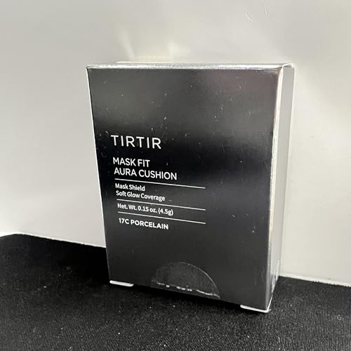 Image of TIRTIR Mask Fit Aura Cushion Foundation, Full coverage, Skin fit, Satin Glow Finish, Korean Cushion Foundation #17C PORCELAIN| 4.5g