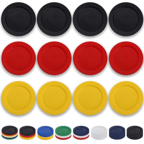 Berglander Kunststoff teller Set 12 Stück 25cm, DE Farbe mehrweg flache Speiseteller, Salatteller, Nudelschalen, Geschirrset leicht zu transportieren für Zuhause, Garten, Picknick, Camping