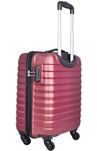 Image of Safari Sonic 65 cms Anti Scratch Polycarbonate Hardsided Checkin Luggage (Red, 65)