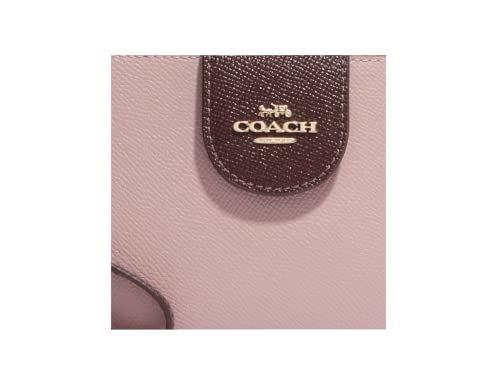 Coach Tech Wallet In Colorblock Signature Canvas (Im/Powder Pink Wine Multi) #TOP3