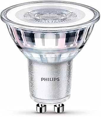 Philips LED Classic GU10 Lampen 6-er Pack (50 W) Reflektor LED Spots mit warmweißem Licht energiesparende Lampen mit langer Nutzlebensdauer