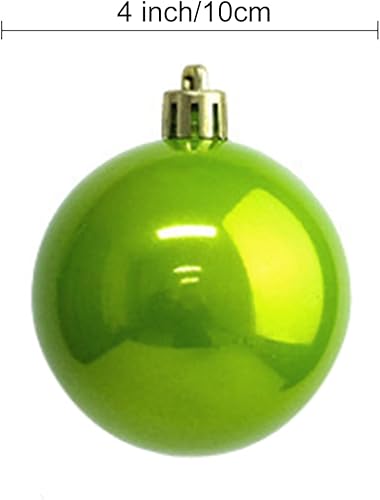 Miniatura 133 de YYCRAFT Adornos de bola de Navidad de 34 quilates de 1.2 pulgadas para árbol de Navidad, decoraciones de Navidad, ganchos inastillables incluidos