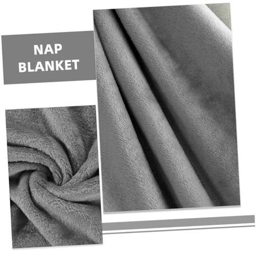 Couverture flanelle lavable chaude et confortable pour bureau - 3
