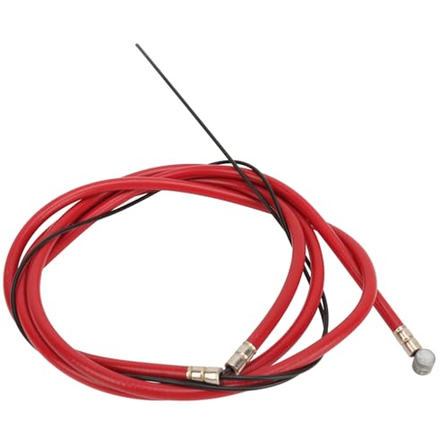 VBESTLIFE Replacement Brake Cable for E Scooter, 1840mm / 72.4in Length Red Steel Wire Brake Line Fits for Gotrax GXL V2 Electric Scooters