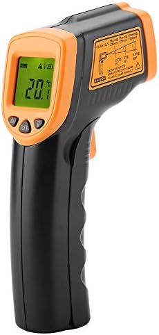 Infrared Thermometer, SMART SENSOR AR320 No-contact LCD Display Laser Digital Infrared Thermometer -32~380 for Chemical, Environmental Testing