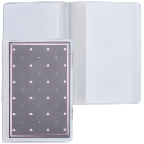 GORGECRAFT 3Pcs Wallet Plastic Card Holder Insert 6 Pages Clear PVC Vinyl Picture Photo Credit Card Social Security Card Protector Sleeve for Insurance License ID Business Insurance Card 9.7x7.3cm