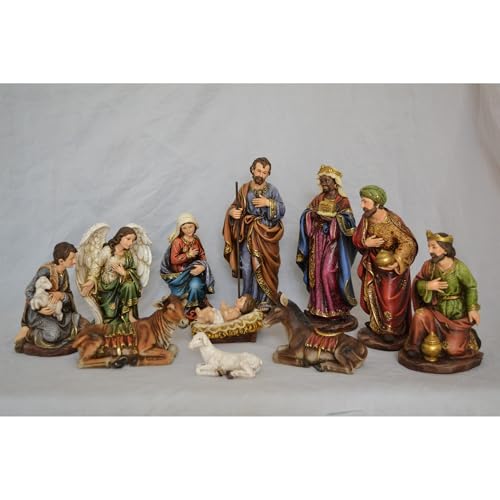 Hi-Line Gift Ltd 81890 4-Piece Christmas Nativity Scene Decor