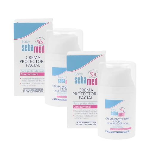 PACK 2: Sebamed Baby - Crema protectora facial Con Pantenol 50ml