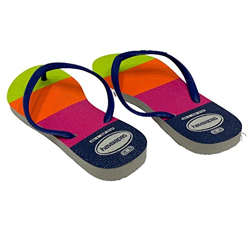Chinelo Slim Neon Glow, Havaianas, Feminino, Branco, 37/38