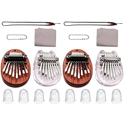 BIENKA 2 Ensembles/9 pièces 8 Touches Doigt Piano Mini Kalimba Doigt Piano 8 Touches Mini Piano - Les Beatles, Paul McCartney, John Lennon, RIngo Starr, George Harrison
