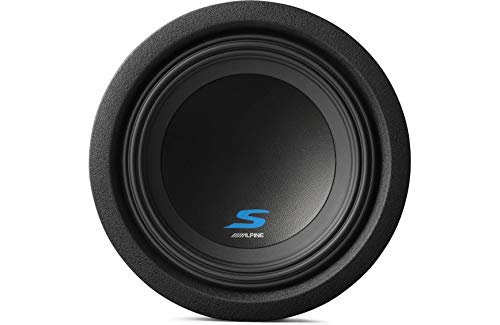 Alpine S-W8D4 Car Audio Type S Series Sub 600W Peak 8" Subwoofer Bundle With Harmony Ha-A400.1 Amplifier & Amp Kit #TOP4