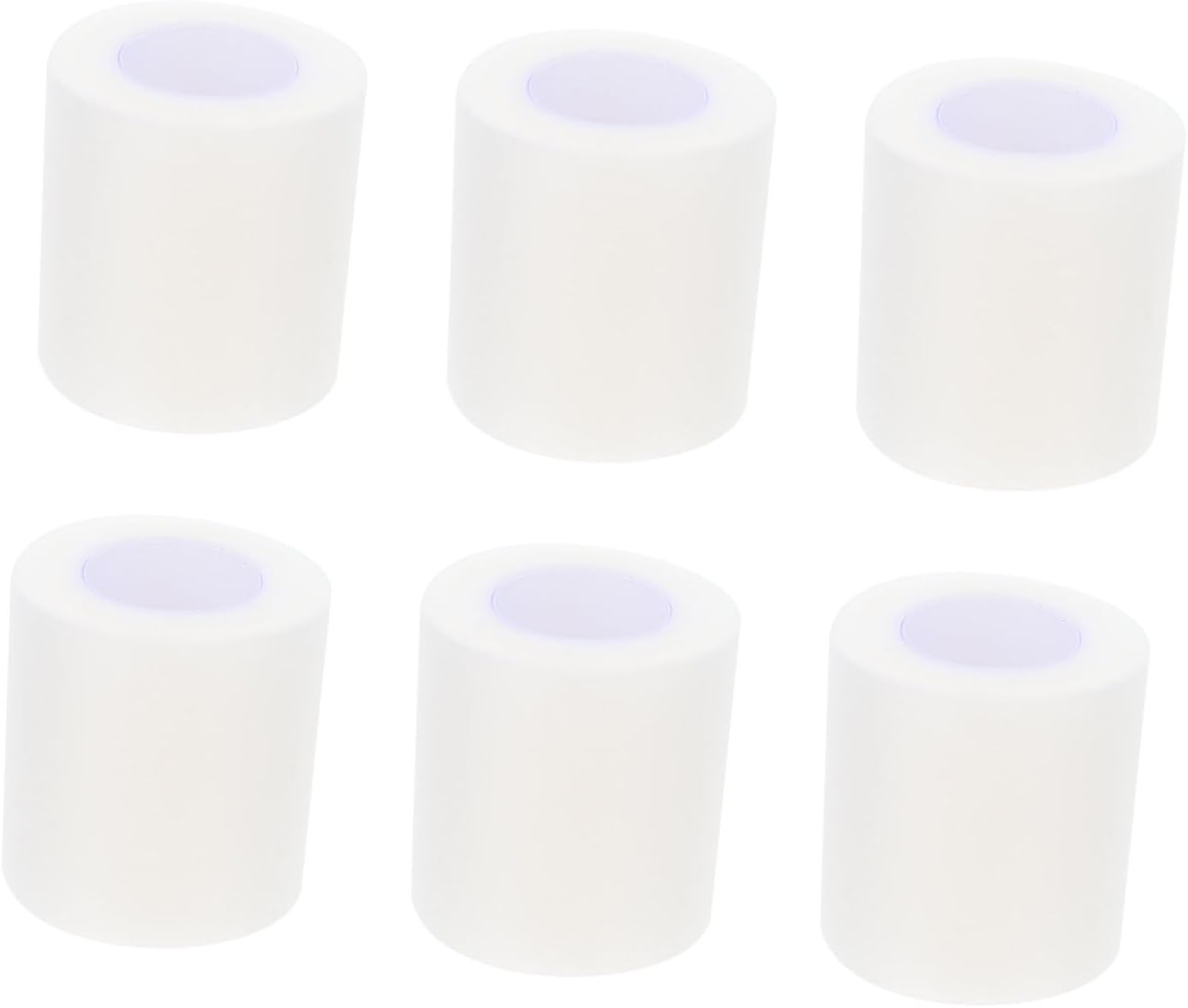 6 Rolls Adhesive Wound Nursing Tubing Fixing PE White